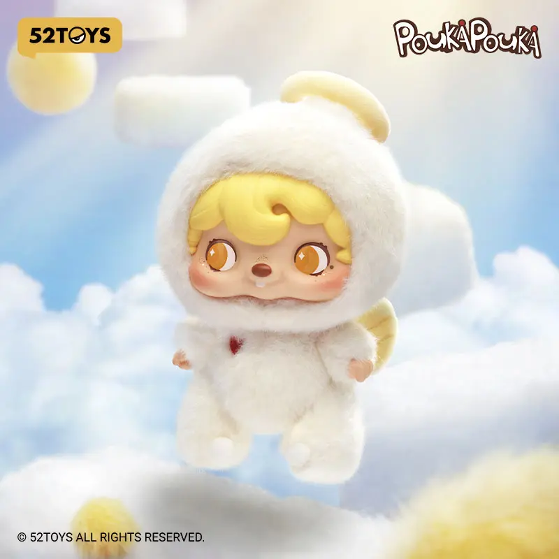 52TOYS Pouka Pouka Mood Bubbles Vinyl Plush Blind Box, Mystery Box, Collectible Toy Desktop Decoration