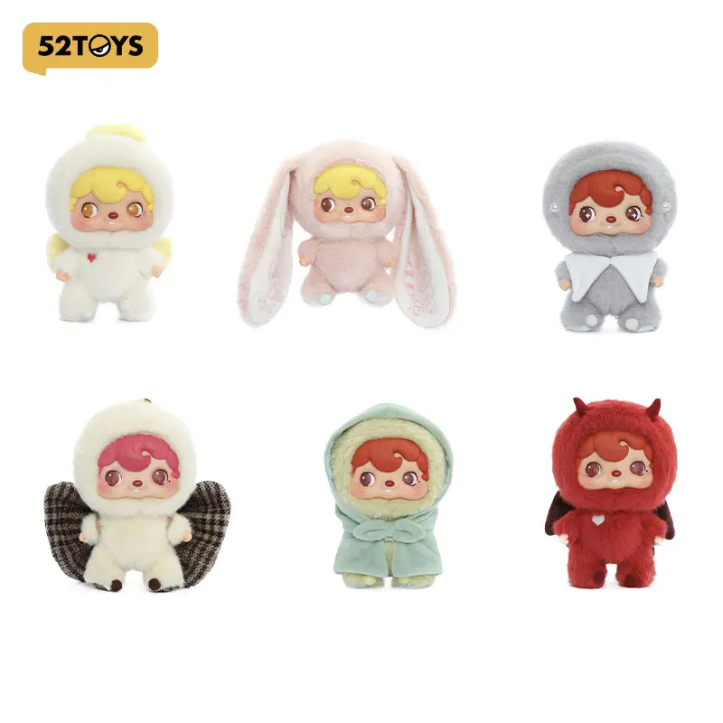52TOYS Pouka Pouka Mood Bubbles Vinyl Plush Blind Box, Mystery Box, Collectible Toy Desktop Decoration
