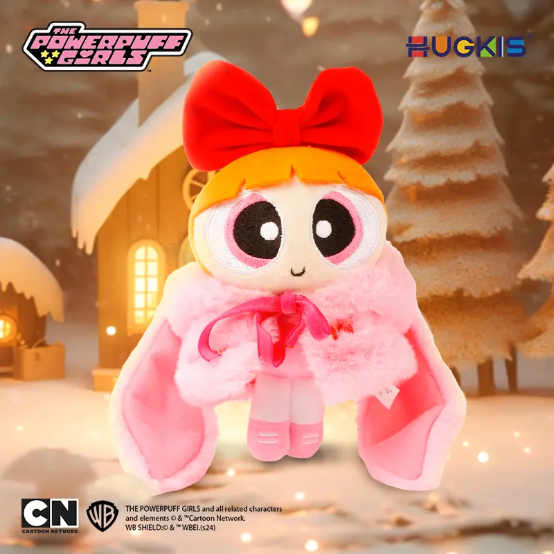 HUGKIS Powerpuff Girls Cape Toy Dress Up Doll Clothes Bubble Figure Valentine Gift Cute Anime Character Collectible Gift