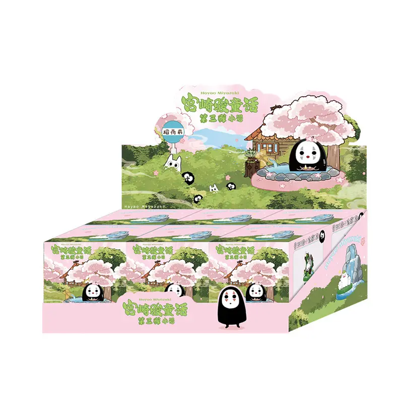 Anime Totoro Blind Box Hayao Miyazaki Fairy Tale Elves Mysterious Box Anime Model Kids Birthday Gift Bedroom Kawaii Home Decor