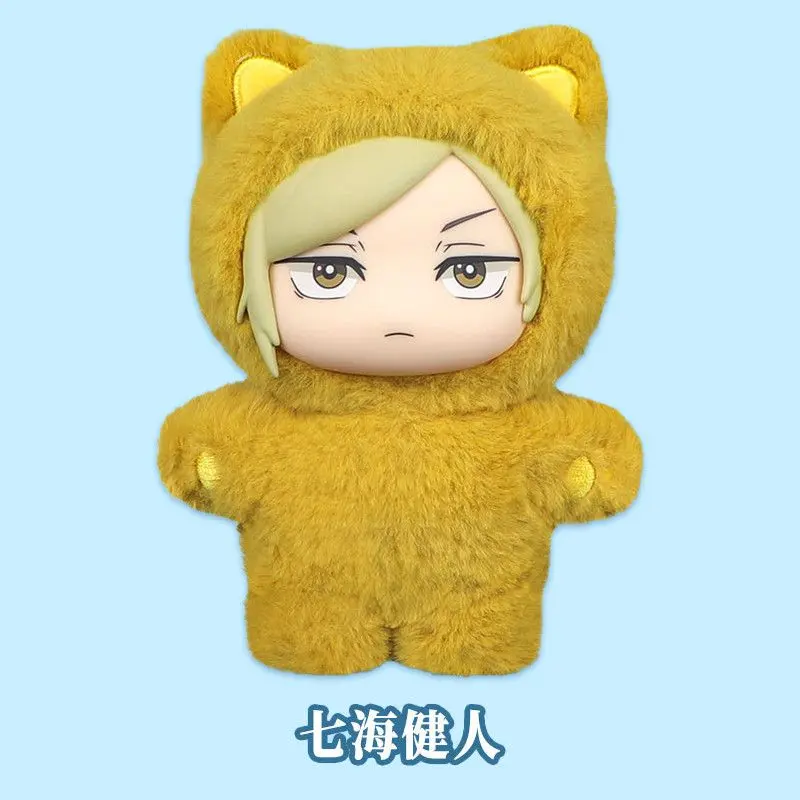 New Genuine Eaki Jujutsu Kaisen Season 2 Cat Park Party Gojo Satoru Blind Box Plush Doll Bag Pendant Model Collection Gifts Toys