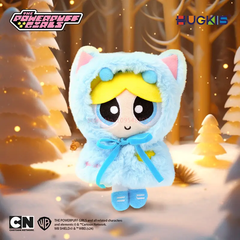 HUGKIS Powerpuff Girls Cape Toy Dress Up Doll Clothes Bubble Figure Valentine Gift Cute Anime Character Collectible Gift