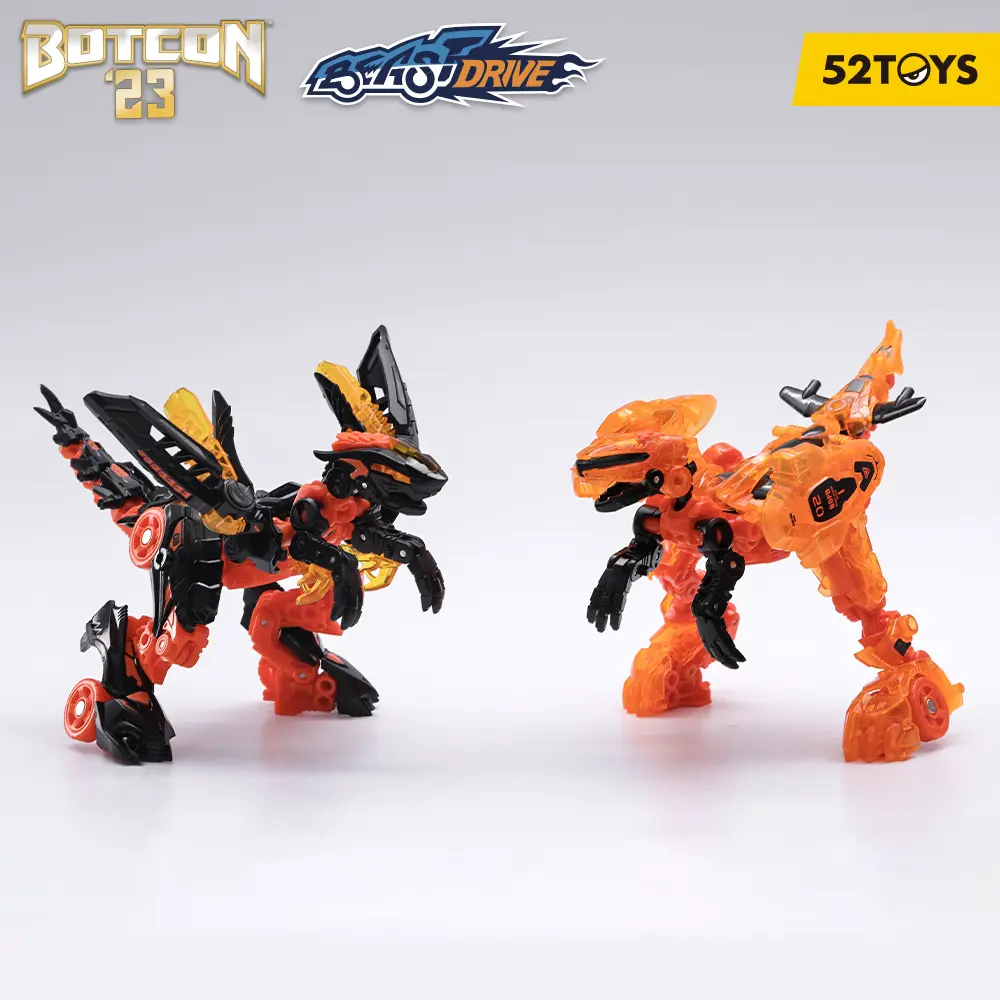 52TOYS BOTCON Limited Product BD-03&BD-09 Deformation Robot, Converting in Mecha and Cube, Action Figure, Collectible Gift
