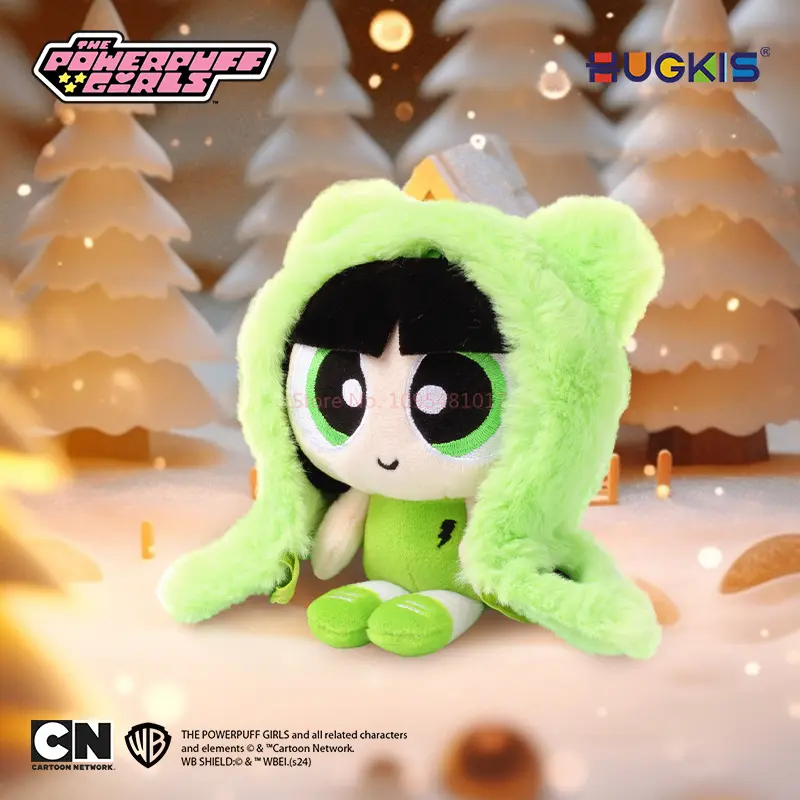 HUGKIS Powerpuff Girls Cape Toy Dress Up Doll Clothes Bubble Figure Valentine Gift Cute Anime Character Collectible Gift