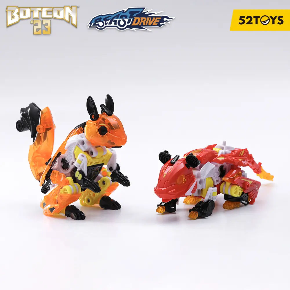 52TOYS BOTCON Limited Product BD-03&BD-09 Deformation Robot, Converting in Mecha and Cube, Action Figure, Collectible Gift