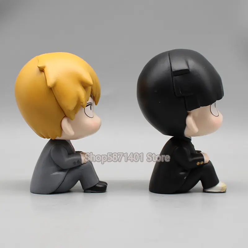 10cm Anime Mob Psycho 100 Figures Lookup LK Reigen Arataka Kageyama Shigeo Action Figures PVC Collection Model Toy Birthday Gift