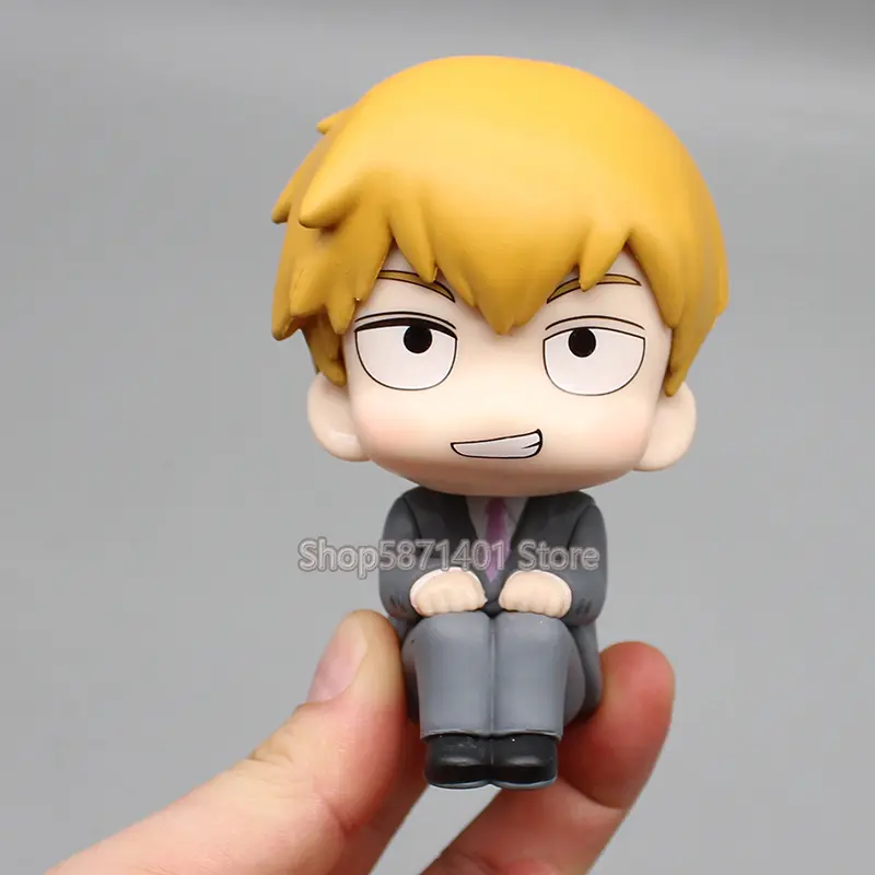 10cm Anime Mob Psycho 100 Figures Lookup LK Reigen Arataka Kageyama Shigeo Action Figures PVC Collection Model Toy Birthday Gift