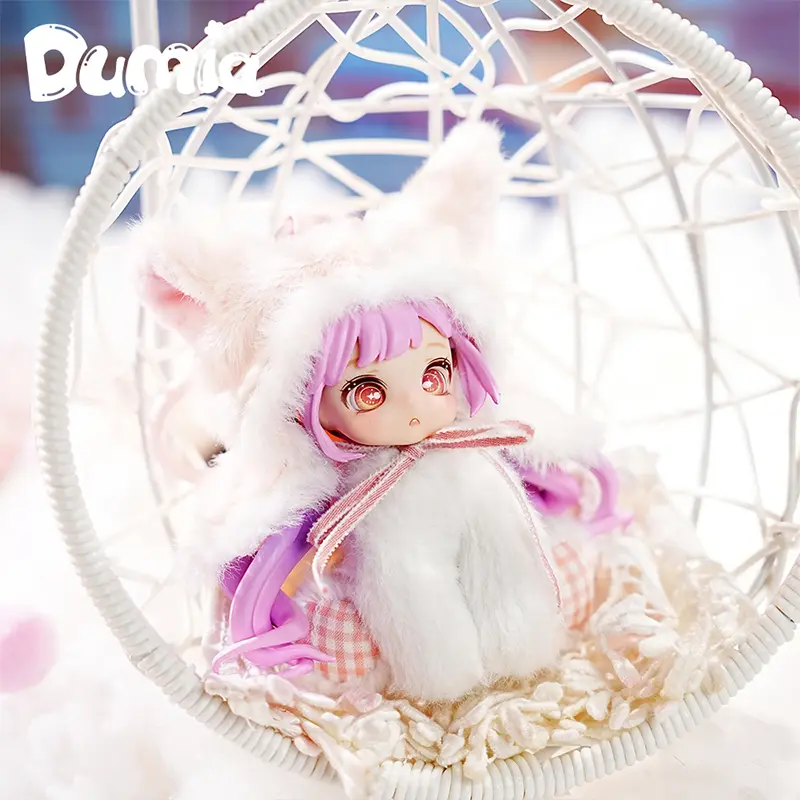 Dumia Micute Plush Keychain Doll Girl Gift  Series Vinyl Toy Trendy Blind Box Plushie Pendant Collectible Accessories