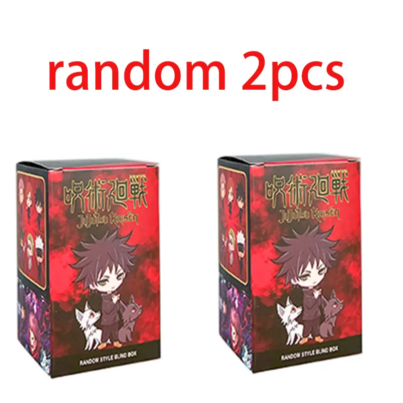 7Pcs/Set Lying Style Anime Jujutsu Kaisen Mini Figure Toys  Satoru Gojo Mini Cute Gk PVC Statue Figurine Collectible Toys