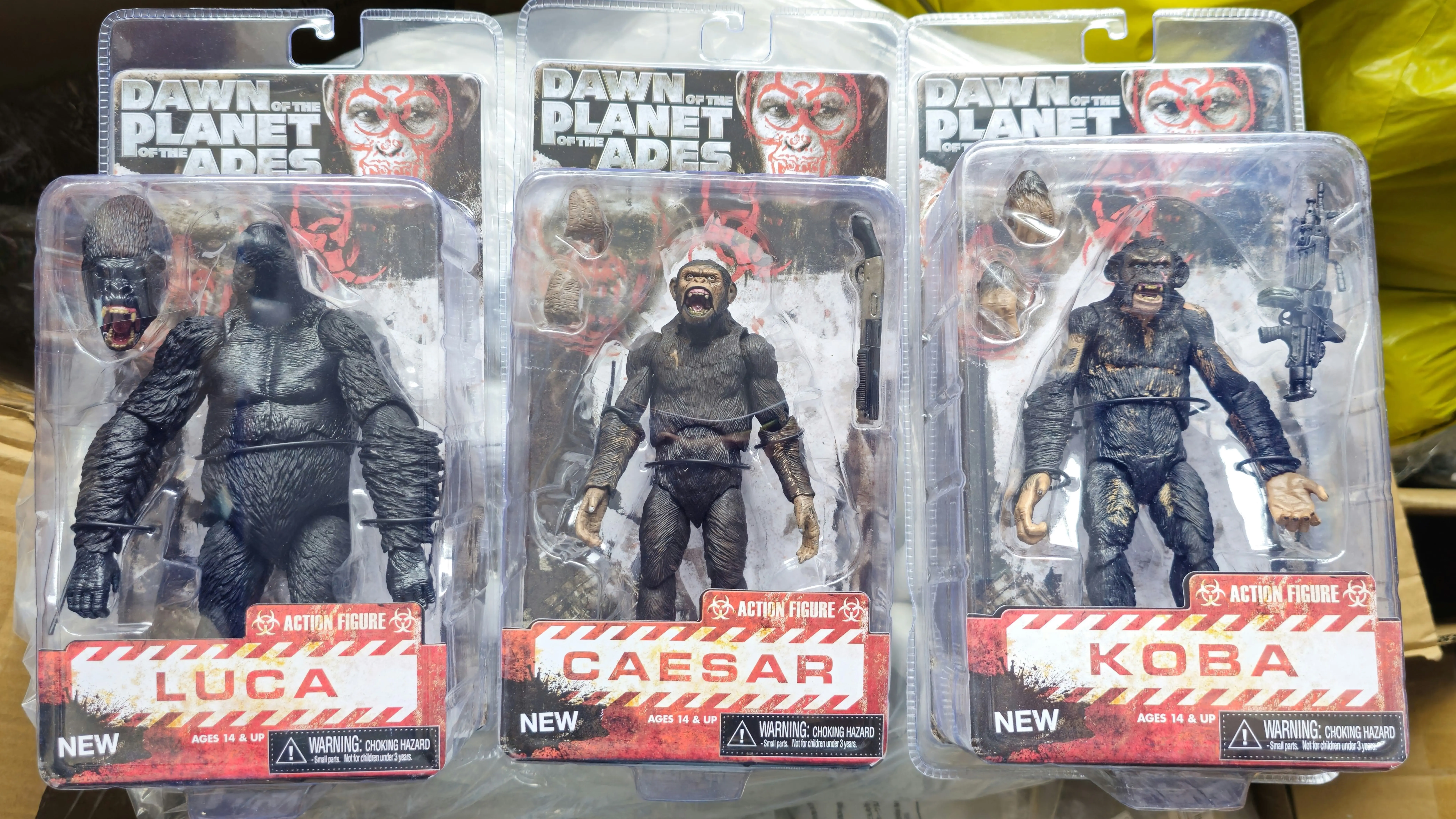 Rise of the Planet of the Apes Caesar Koba Luca Figure PVC Collection Toys