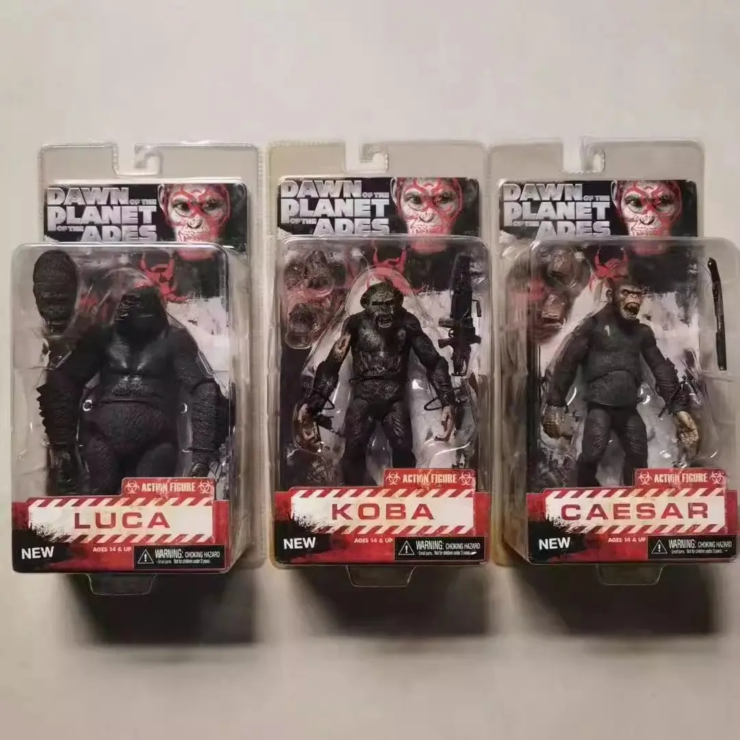 Rise of the Planet of the Apes Caesar Koba Luca Figure PVC Collection Toys