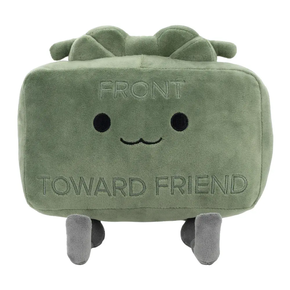 New Clay The Claymore Plush Toy 20cm Cartoon Cute Doll Soft Small Square Pillow Room Decoration Children'S Day Gifts Collect Toy