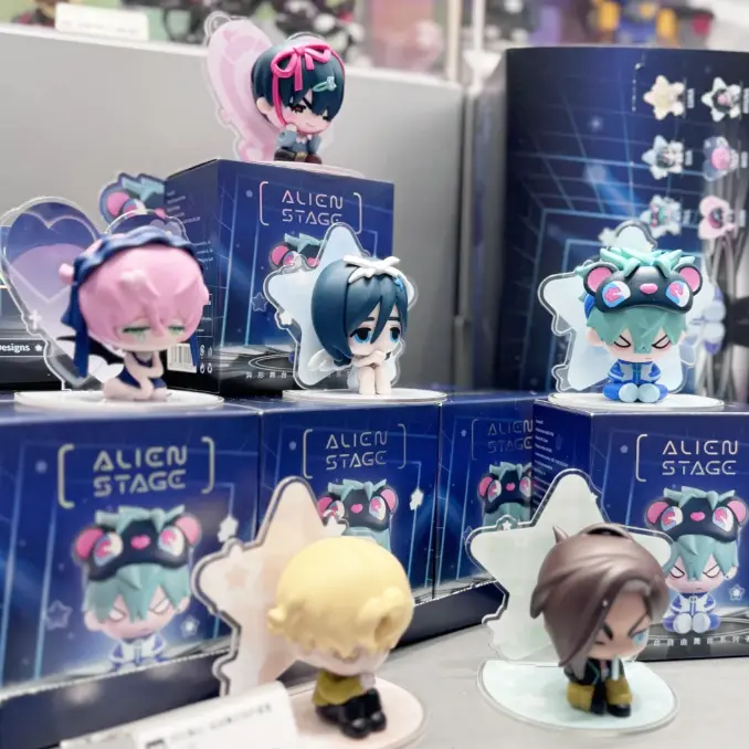 Alien Stage Free Stage Blind Box Series Mizi Sua Ivan Till Luka Hyuna Anime Figure Model Peripheral Collection Decoration Toys