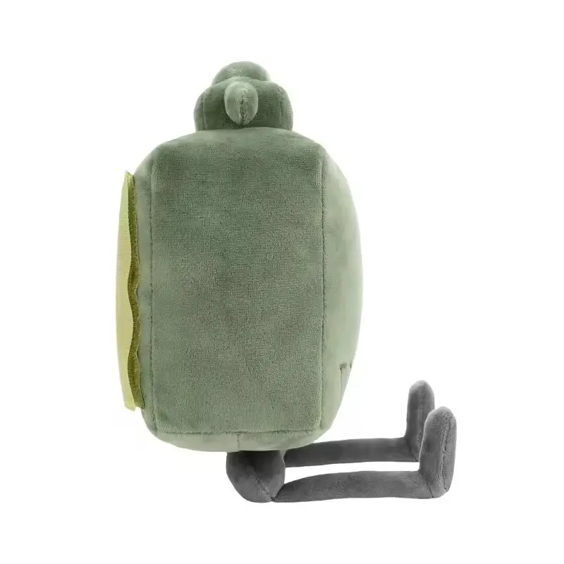New Clay The Claymore Plush Toy 20cm Cartoon Cute Doll Soft Small Square Pillow Room Decoration Children'S Day Gifts Collect Toy