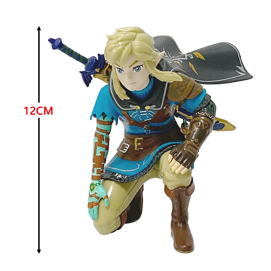 12cm Anime Character Squatting Zelda FIGURIZMα Action Dolls Collect Toys Display Models Doll And Display Gift