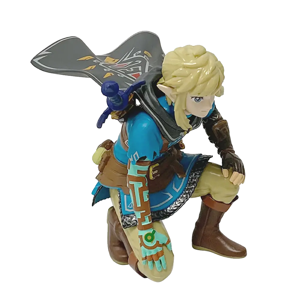 12cm Anime Character Squatting Zelda FIGURIZMα Action Dolls Collect Toys Display Models Doll And Display Gift