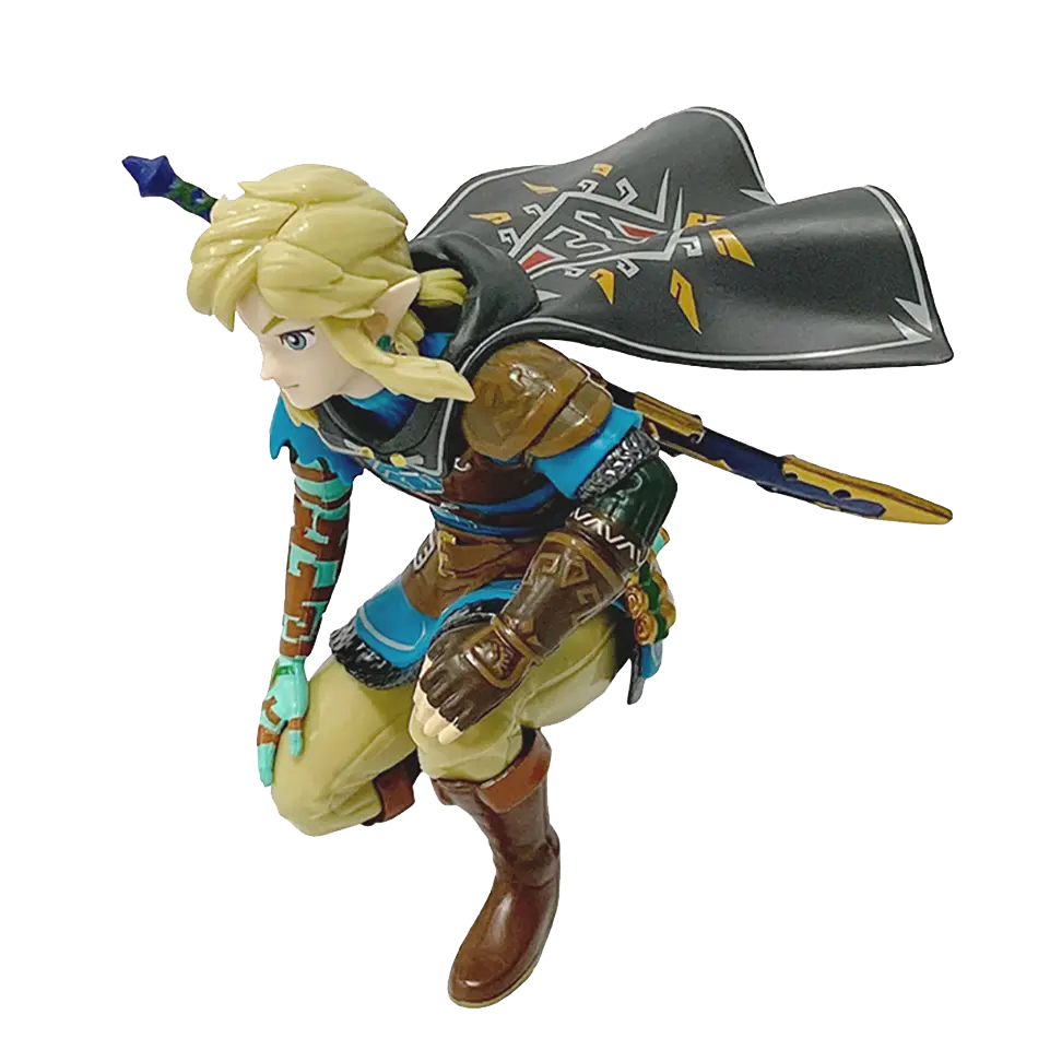 12cm Anime Character Squatting Zelda FIGURIZMα Action Dolls Collect Toys Display Models Doll And Display Gift