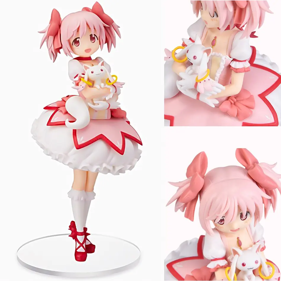 Anime Magikano 18cm Puella Magi Madoka Magica Figure PVC Model Doll Desktop Decoration Action Figurine Collecting Toys Kid Gifts