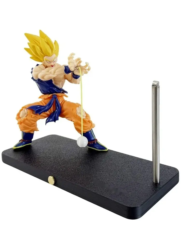 In Stock Dragon Ball Son Goku Light Lamp Model Kakarotto Kamehameha Wave Magnetic Ornament Anime Action Figure Collectible Gift
