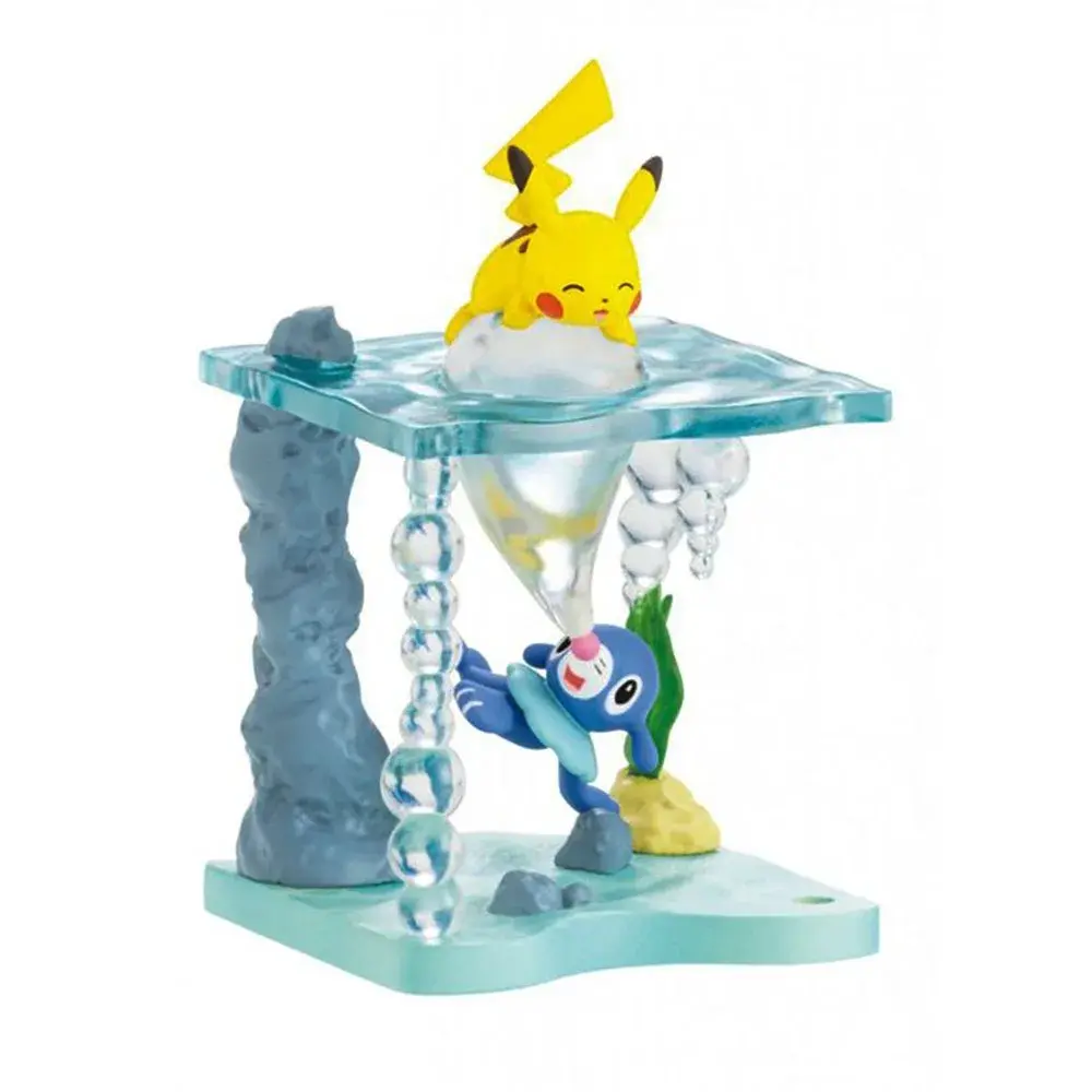 6pcs/set Anime Pokemon World In Sea Collection Figure Squirtle Dewgong Slowpoke Marill Pyukumuku Corsola Popplio