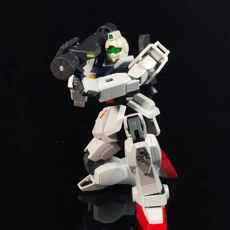 Kk Model Rx-79g Ground Type Hguc 1/144 Scale Action Figure Collectible Toy With Airborne Backpack Parachute Assembly Kit Gift