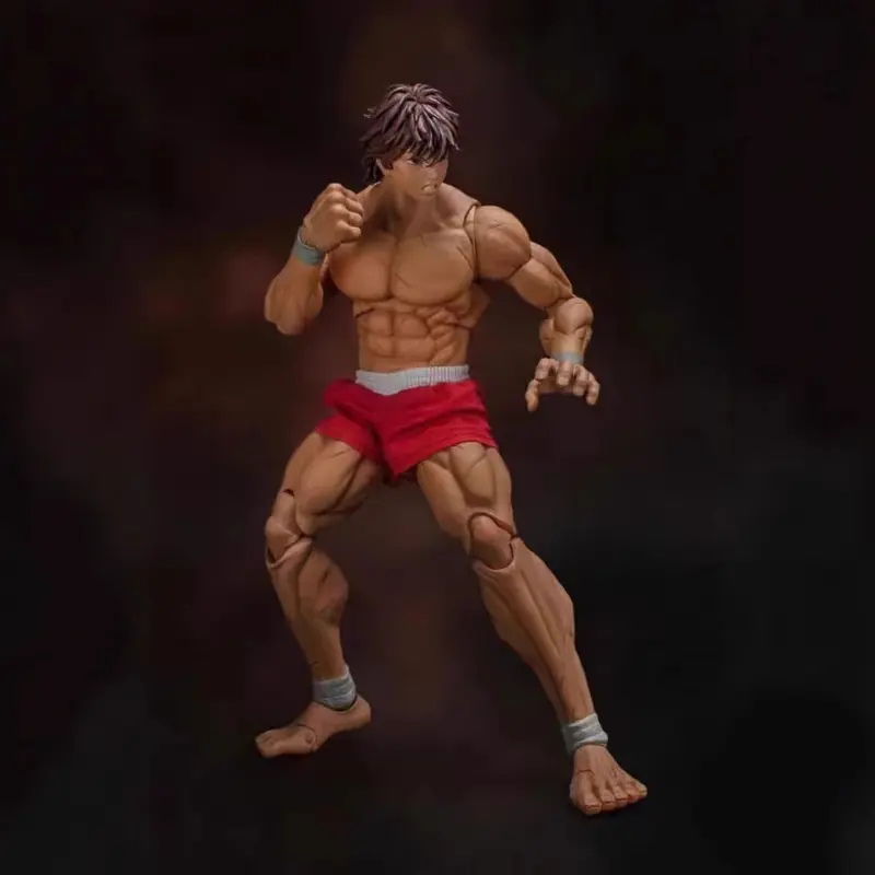 Baki Protagonist Muscular Combat Juggernaut Action Figure Hanma Articulated Toy Collectible Anime Decoration Birthday Gift