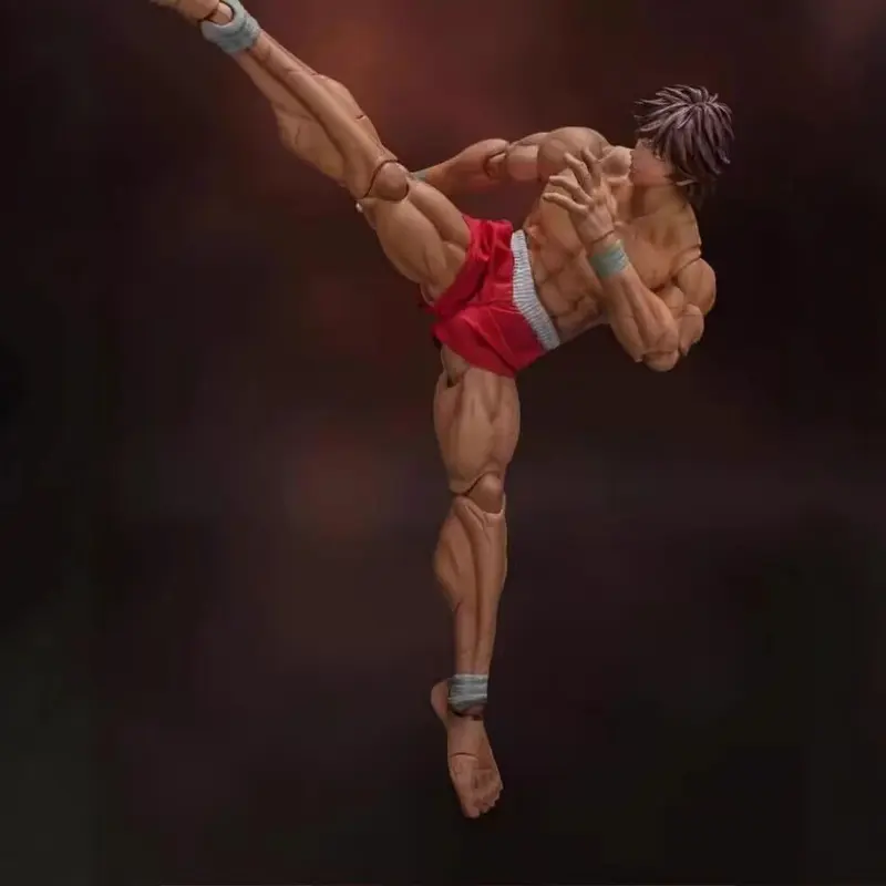 Baki Protagonist Muscular Combat Juggernaut Action Figure Hanma Articulated Toy Collectible Anime Decoration Birthday Gift