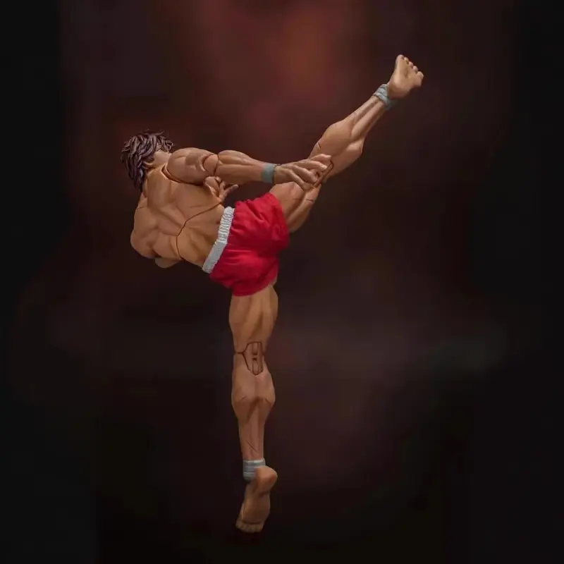 Baki Protagonist Muscular Combat Juggernaut Action Figure Hanma Articulated Toy Collectible Anime Decoration Birthday Gift