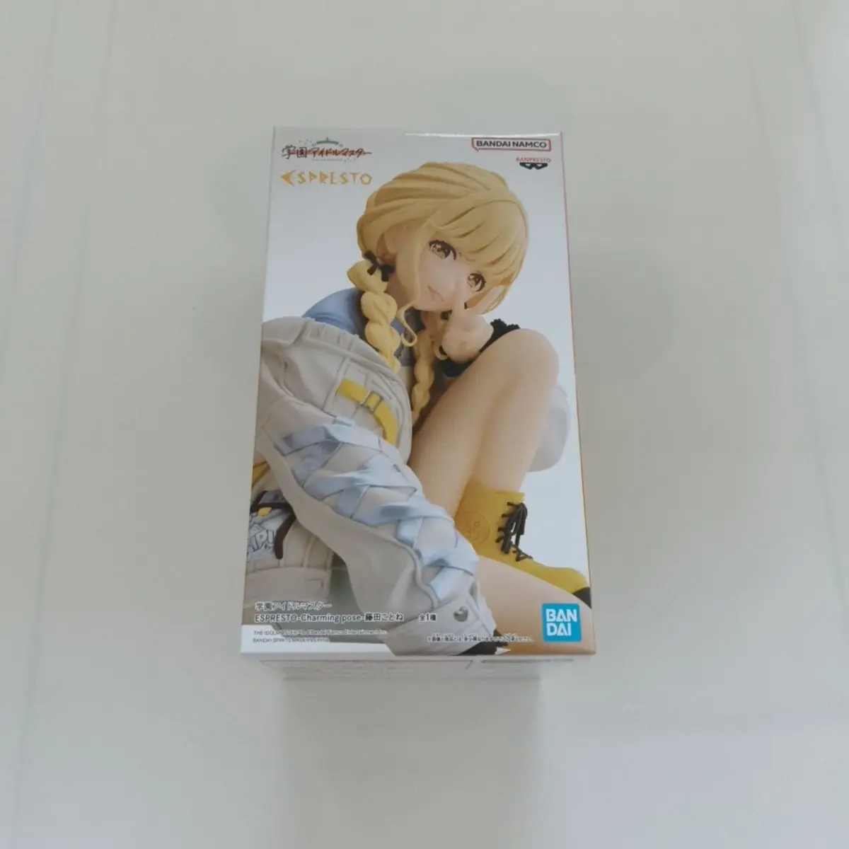 Bandai Original  School Idol Master Anime Figure Espresto-Charm Pose Kotone Fujita Figures Gk Statue Model Doll Decora Desk Gift