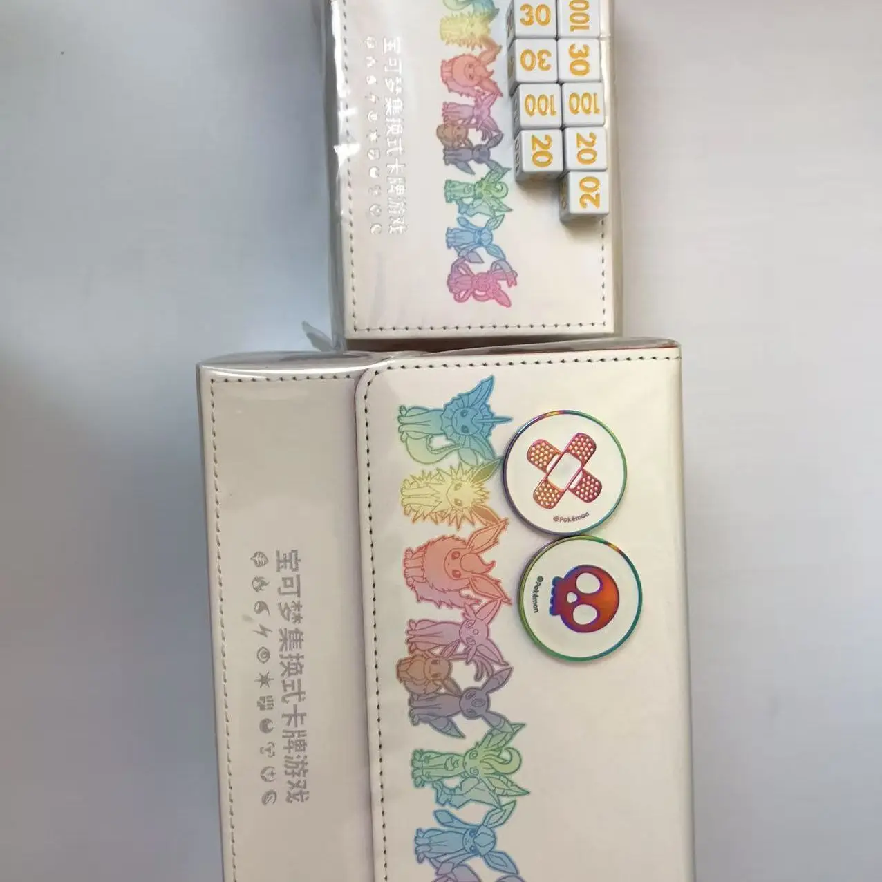 In Stock Eevee Advanced Gift Box Eevee Game Peripherals Card Box Indicator Box Ptcg Card Collection Hobby Desk Birthday Toy Gift
