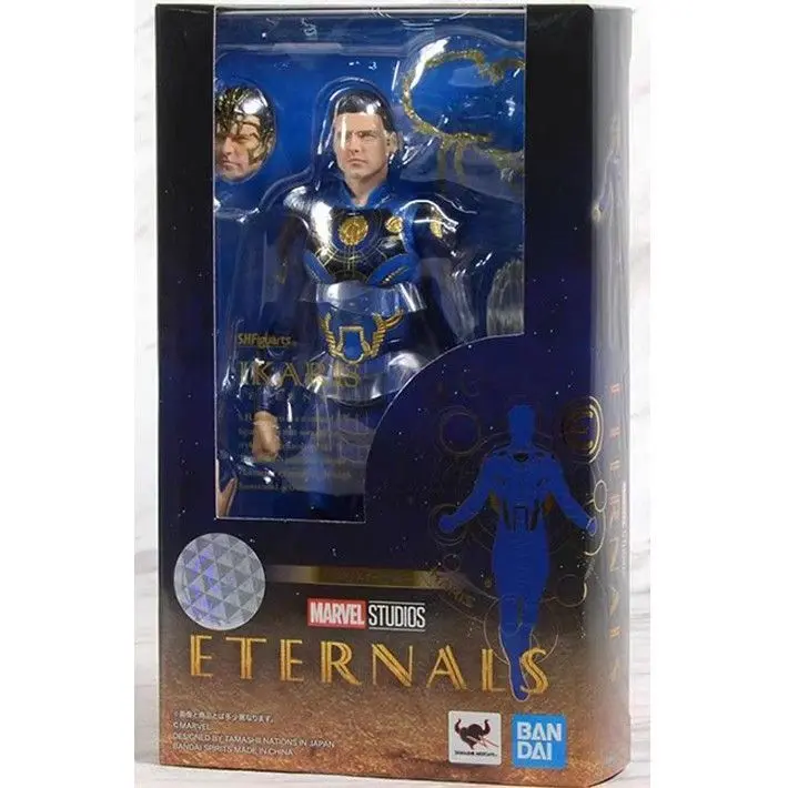 New Bandai Los Eternos Figure Ikaris Action Figures Contest Of Champions Figurine Gk Statue Model Doll Collection Desk Toys Gift