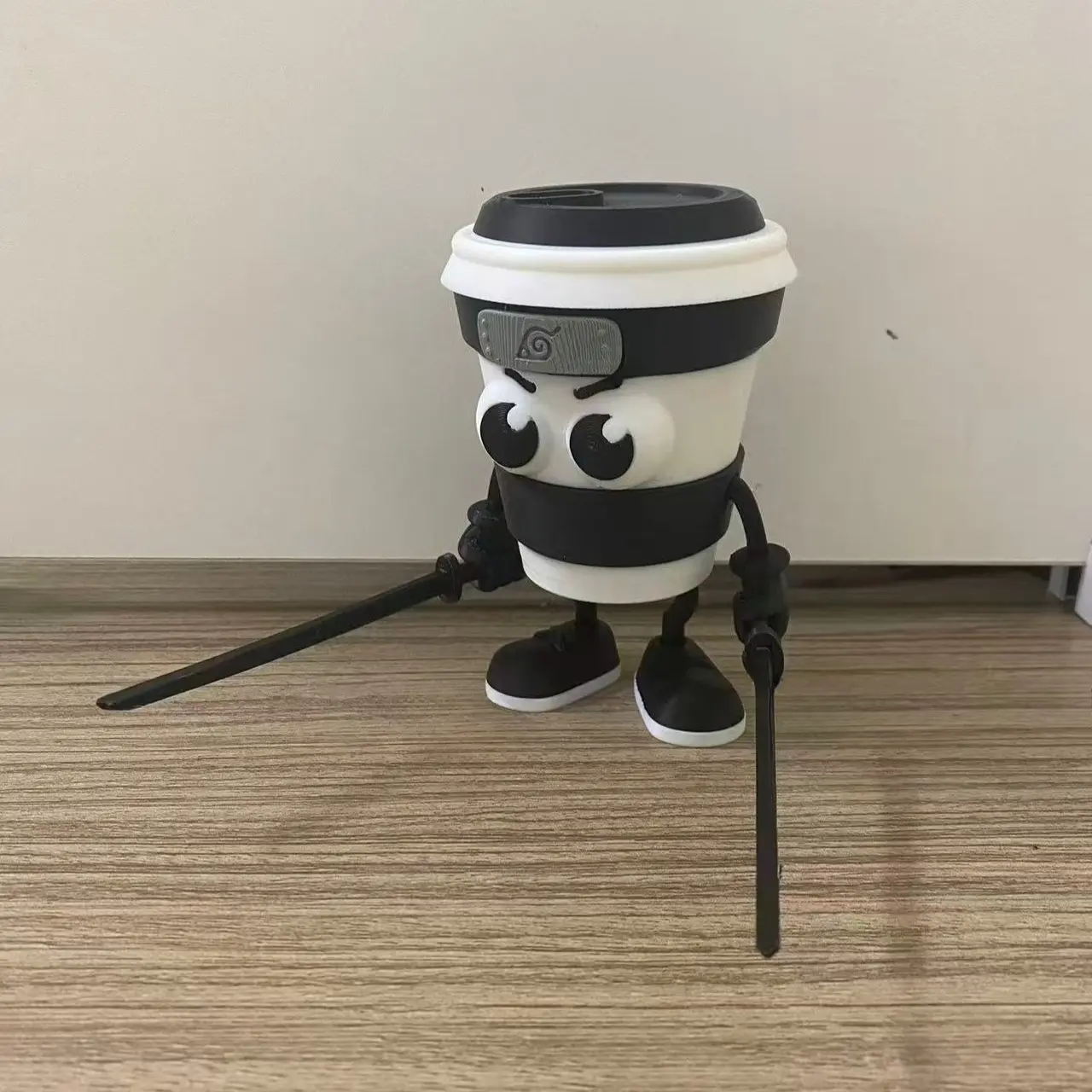 Cappuccino Assassin Figure Italian Brainrot Action Figureine Cartoon Tung Tung Tung Sahur Collection Room Decora Desk Toys Gifts
