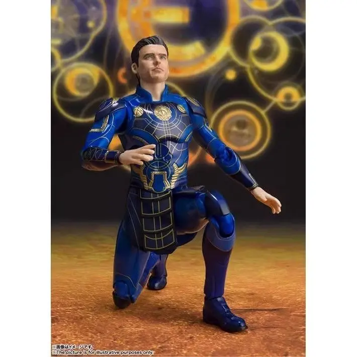 New Bandai Los Eternos Figure Ikaris Action Figures Contest Of Champions Figurine Gk Statue Model Doll Collection Desk Toys Gift