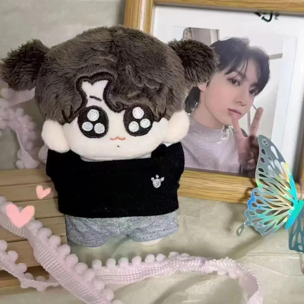 10cm Jeon Jung Kook Plush Doll Bangtan Boys Peripherals Stuffed Toy Starfish Body Plush Cute Toys Soft Dress Up Cotton Kid Gifts