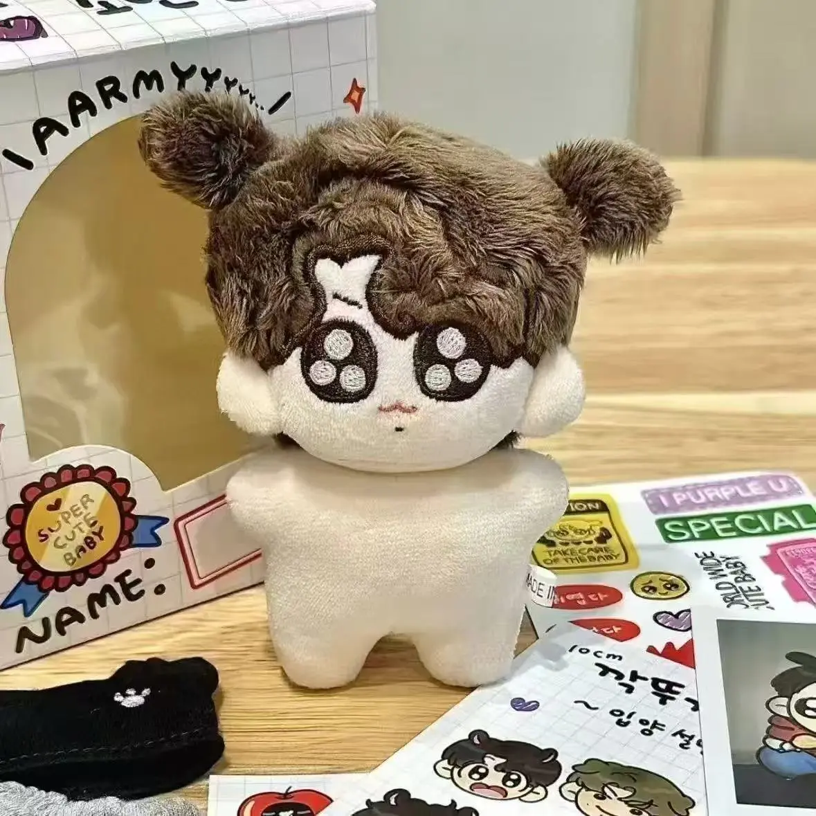 10cm Jeon Jung Kook Plush Doll Bangtan Boys Peripherals Stuffed Toy Starfish Body Plush Cute Toys Soft Dress Up Cotton Kid Gifts