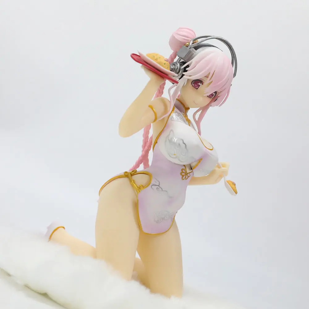 Supersonico Figure Sonico Figures Cheongsam Girl Anime Figurine Pvc Model Gk Statue Collectible Toys In Stock Customized Gifts