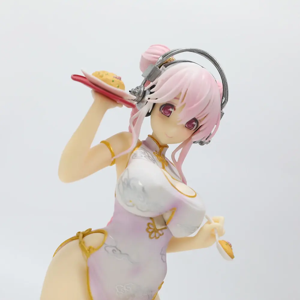 Supersonico Figure Sonico Figures Cheongsam Girl Anime Figurine Pvc Model Gk Statue Collectible Toys In Stock Customized Gifts