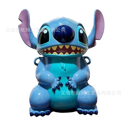 Stitch Popcorn Bucket Storage Cute Cartoon Shoulder Bags Mini Snack And Candy Containers Capacity Ornament Cinema Kid Toys Gifts