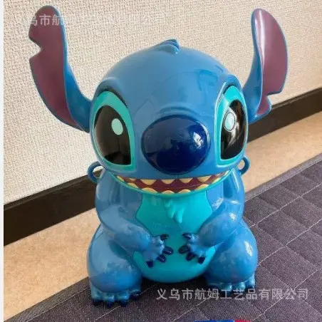 Stitch Popcorn Bucket Storage Cute Cartoon Shoulder Bags Mini Snack And Candy Containers Capacity Ornament Cinema Kid Toys Gifts