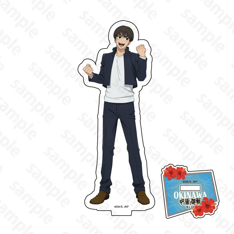 Jujutsu Kaisen: Kaigyoku Beach Acrylic Stand Amanai Riko Bikini Figure Desk Ornaments Satoru Gojo Accessory Kento Nanami  Toys