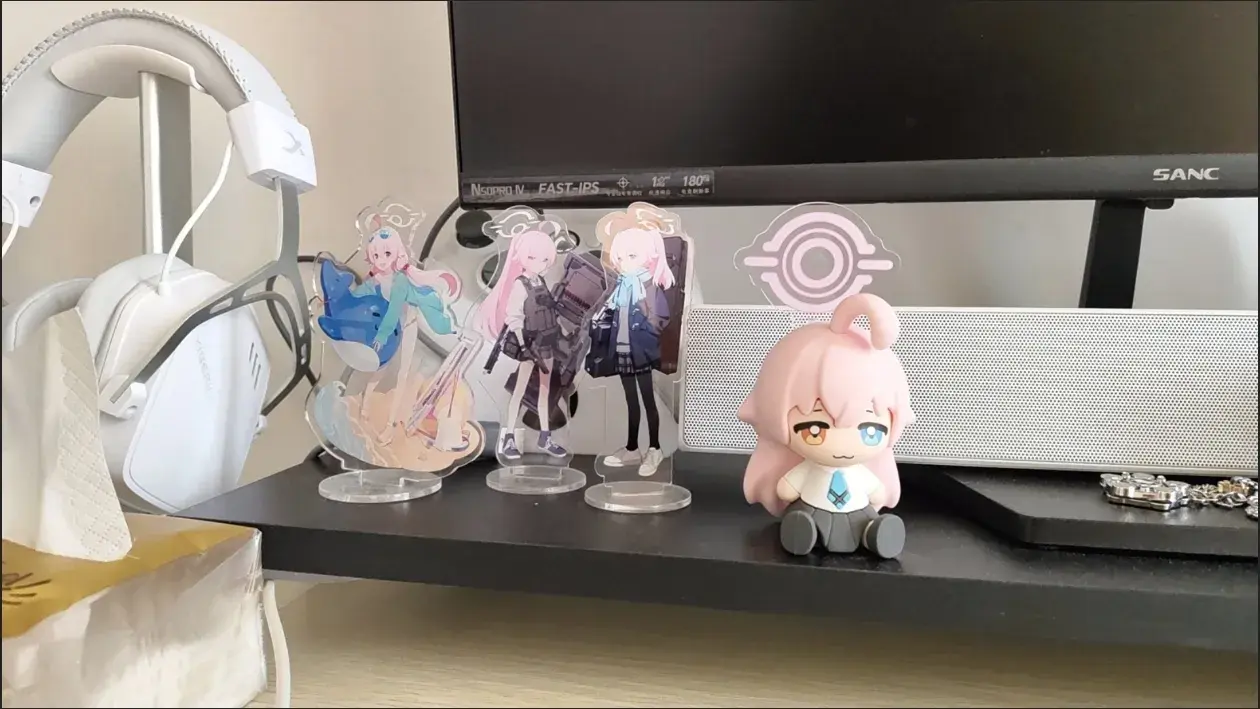 Blue Archive Figure Shiroko Takanashi Hoshino Anime Figure Pvc Models Q Version Statue Desk Ornament Collection New Year Gifts