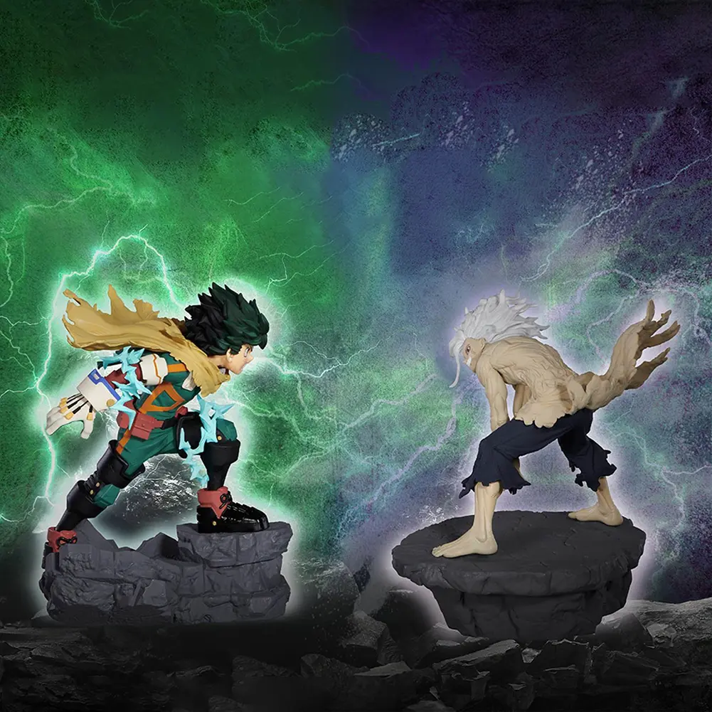 MHA Anime Figure Midoriya Izuku Action Figure Bakugou Katsuki figure Combat style Model Shigaraki Tomura Collection doll Gifts