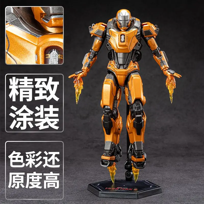 Zd Toys Iron Man 3 Film Movie Figure Mk2 War Machine Mk15 Sneaky Mk25 Striker‌ Mk26 Gamma Mk36 Peacemaker 1/10 Action Figure Toy