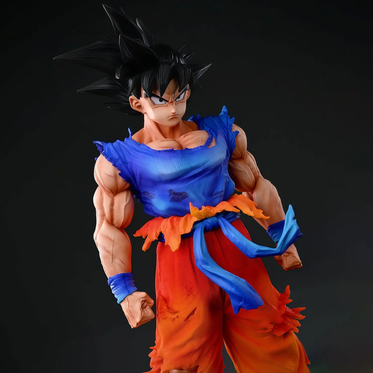 35cm Jt Dragon Ball Figure Son Goku Figures 2 Heads Goku Pvc Model Gk Statue Collectible Toys Doll Ornament Boys Birthday Gifts