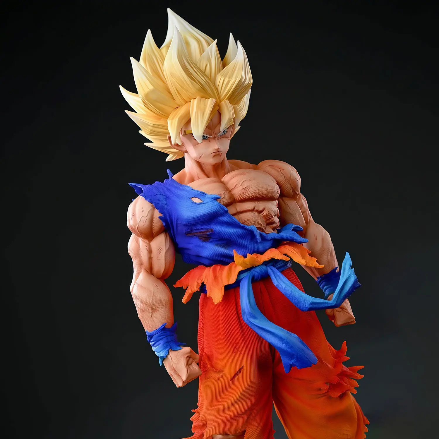 35cm Jt Dragon Ball Figure Son Goku Figures 2 Heads Goku Pvc Model Gk Statue Collectible Toys Doll Ornament Boys Birthday Gifts