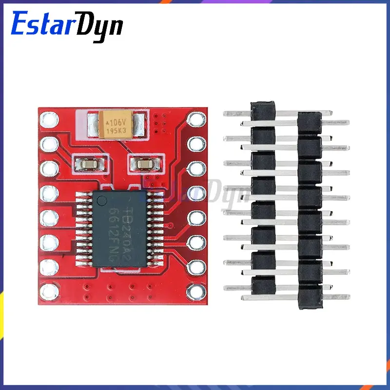 Estardyn 2pcs TB6612 Dual Motor Driver Board 1A TB6612FNG Microcontroller