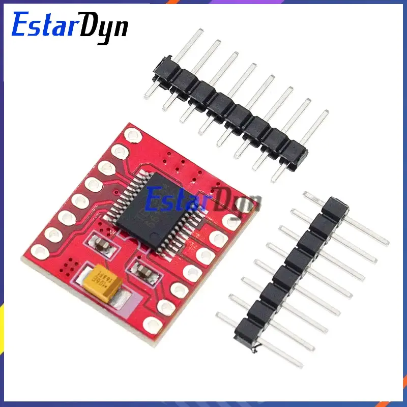 Estardyn 2pcs TB6612 Dual Motor Driver Board 1A TB6612FNG Microcontroller