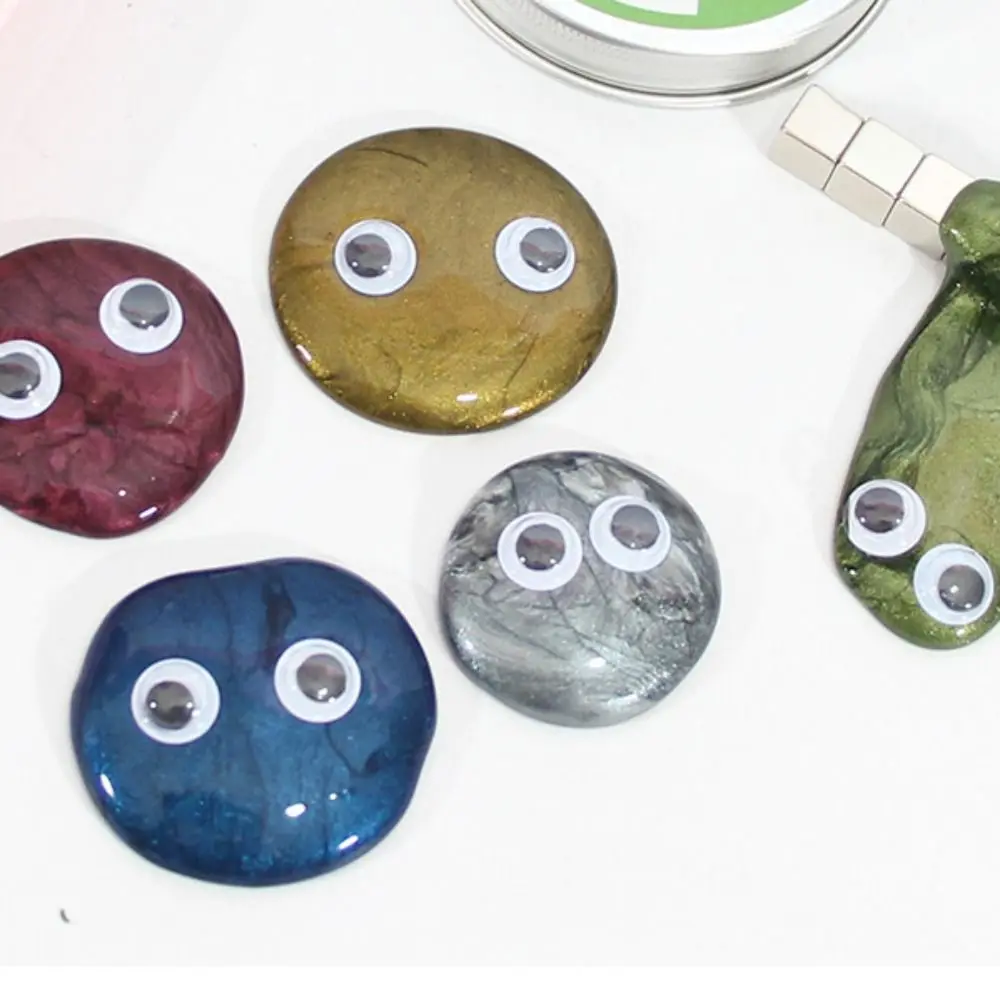 Resin Magnetic Bouncing Mud Colored Clay Ferrofluid Magnetic Suction Clay with Magnet DIY Mud Playdough Kids Toys