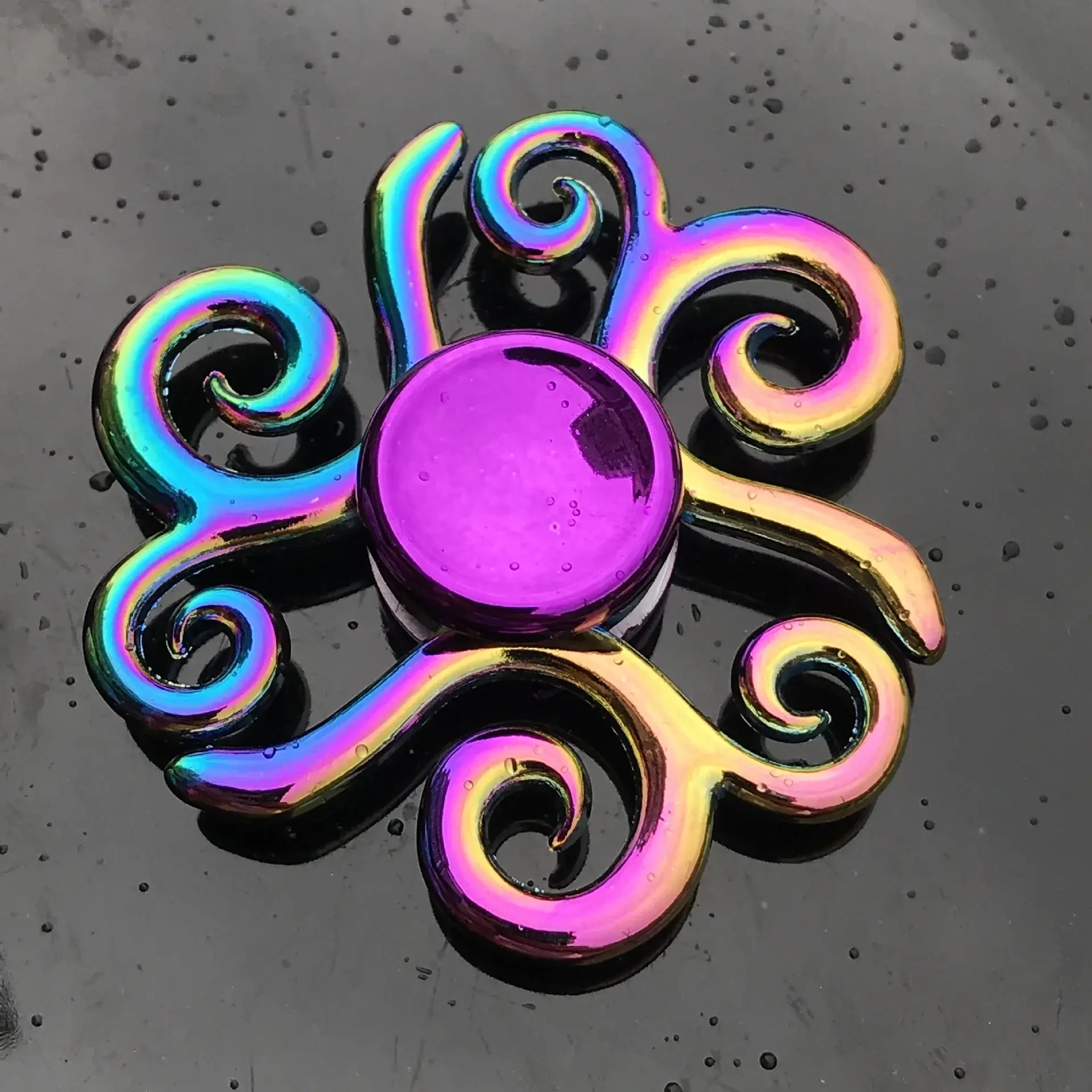 New Alloy Fingertip Gyroscope Decompression Toy Hand Spinner Fingertip Gyroscope Relief Stress ADHD Finger Spinner Kids Toys
