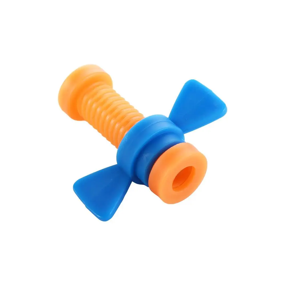 Rotating Screw ABS Screwing Toy Sensory Push Rotating Screw Pencil Cases ABS Colorful Fidget Pencil Toppers for 4pcs/set